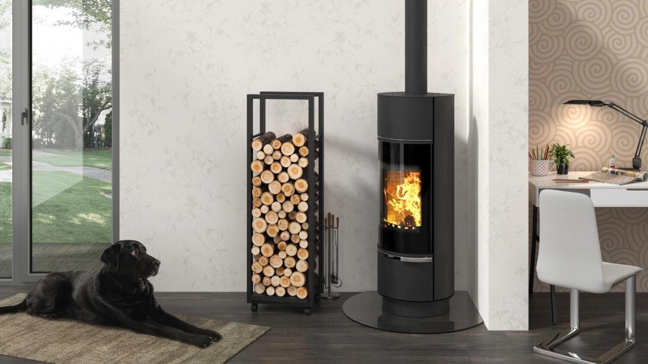 Опалювальна піч ATIKA STEEL black Thorma, фото 1