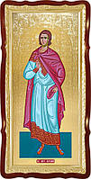 Святой Мученик Евгений Трапезундский (фон золото)