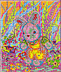 Набір для вишивання за нанесеною на канву схемою "Lovely rabbit 1 boy". AIDA 14CT printed 21*27 см, фото 4