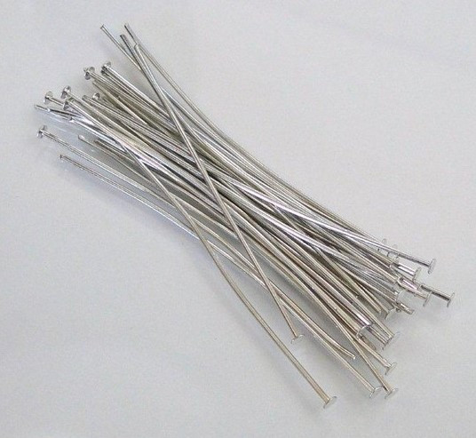 Піна гвоздик Finding Штифт з капелюшком Метал 4 см довжина 0.6 мм