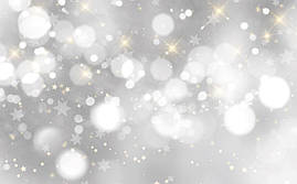 Фото-фон новорічний 120×75 см "Срібний фон, зірки", фон для предметної зйомки ПВХ (банерна тканина)