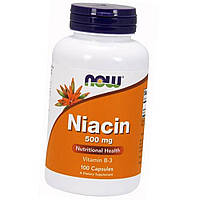 Ниацин NOW Niacin 500 мг 100 капс