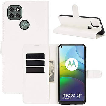 Чохол-книжка Litchie Wallet для Motorola Moto G9 Power White