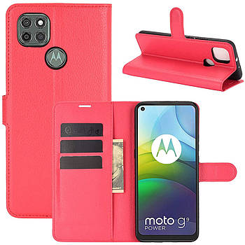 Чохол-книжка Litchie Wallet для Motorola Moto G9 Power Red