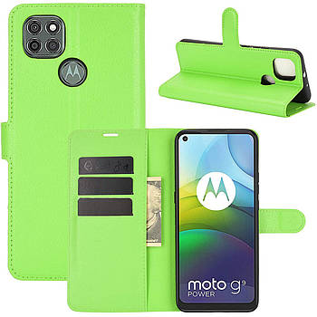 Чохол-книжка Litchie Wallet для Motorola Moto G9 Power Green