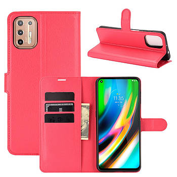 Чохол-книжка Litchie Wallet для Motorola Moto G9 Plus Red