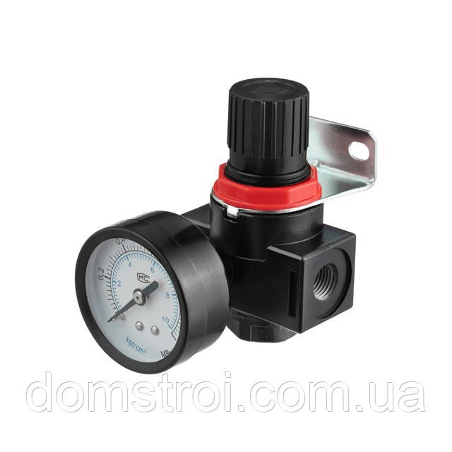 Регулятор тиску 1/4", 0,5-8 барів INTERTOOL PT-1425