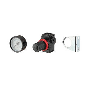 Регулятор тиску 1/4", 0,5-8 барів INTERTOOL PT-1425, фото 4