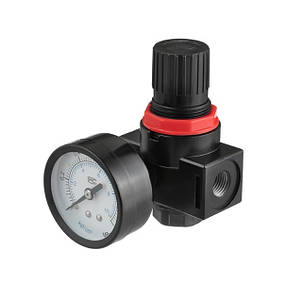 Регулятор тиску 1/4", 0,5-8 барів INTERTOOL PT-1425, фото 3