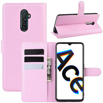 Чохол-книжка Litchie Wallet для Realme X2 Pro Pink