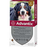 Капли Bayer Advantix для собак 40-60 кг от заражений экто паразитами 1шт.