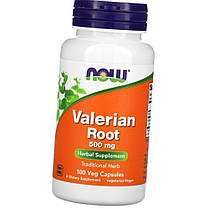 Корінь валеріани NOW Valerian Root 500 mg 100 кап, фото 2