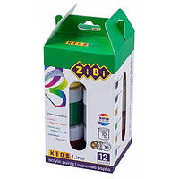 Фарби акрилові ZiBi Kids Line по 10 мл 12 кольорів (ZB.6662)