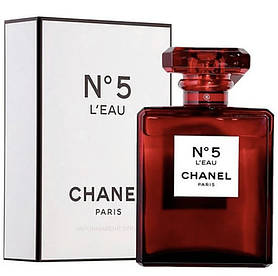 Chanel N5 L'eau Red Edition парфумована вода 100 ml. (Шанель 5 Наповнююча Єау Ред Эдишн)