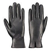 Жіночі шкіряні рукавички Betlewski (GLD-LG-2) - чорні