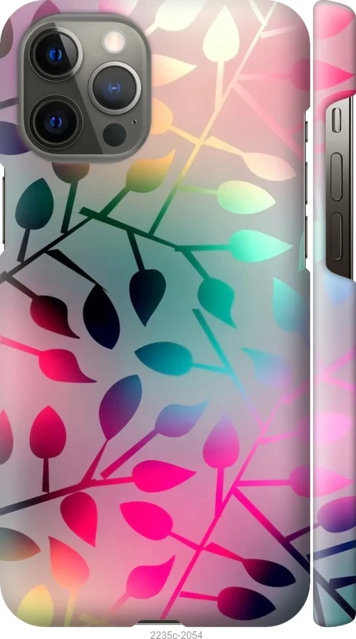 Чехол на Apple iPhone 12 Pro Max Листья "2235c-2054-47372"