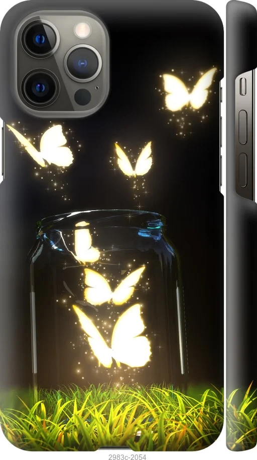 Чехол на Apple iPhone 12 Pro Max Бабочки "2983c-2054-47372"