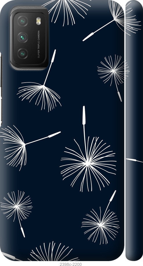 Чохол на Xiaomi Poco M3 кульбабки "2398c-2200-47372"