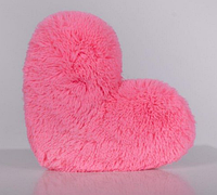 Мягкое плюшевое сердце-подушка 25 см Яркие подушки на диван Романтический подарок любимой девушке Розовый