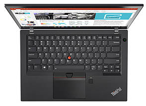 Ноутбук Lenovo ThinkPad T470s-Intel Core i5-7300U-2,60GHz-8Gb-DDR3-128Gb-SSD-W14-FHD-Web-батарея-(B)- Б/В, фото 3