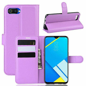 Чохол-книжка Litchie Wallet для Realme C2 Violet