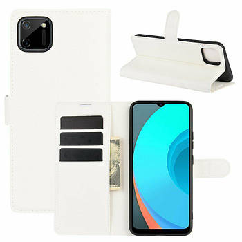 Чохол-книжка Litchie Wallet для Realme C11 White