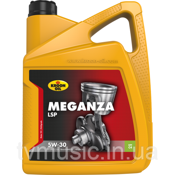 Олива моторна KROON OIL MEGANZA LSP 5W-30 5 л