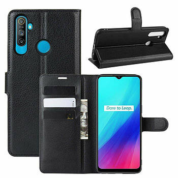 Чохол-книжка Litchie Wallet для Realme 6i / 5 / 5i / C3 Black