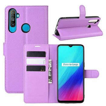 Чохол-книжка Litchie Wallet для Realme 6i / 5 / 5i / C3 Violet