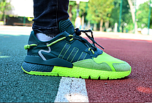 Чоловічі кросівки Adidas Nite Jogger Beyonce Ivy Park Dark Green Frozen Yellow S29041, фото 4