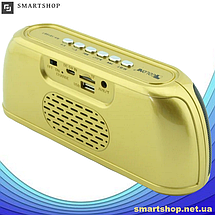 Портативна bluetooth колонка-радіоприймач GOLON RX-1818BT, USB/AUX/microSD/TF mp3, портативна колонка, фото 6