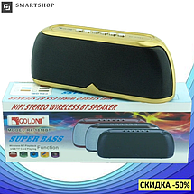 Портативна bluetooth колонка-радіоприймач GOLON RX-1818BT, USB/AUX/microSD/TF mp3, портативна колонка, фото 5