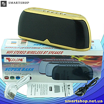 Портативна bluetooth колонка-радіоприймач GOLON RX-1818BT, USB/AUX/microSD/TF mp3, портативна колонка, фото 3
