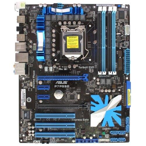 НАДІЙНА ТОПОВА ПЛАТА LGA1156 ASUS P7P55D на P55 чіпсеті, DDR3 з Німеччини з ГАРАНТІЄЮ S 1156