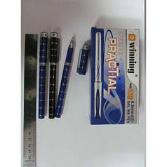 Ручка гелева "Winning" WZ-528 0,5 мм, синя, мікс кольорів корпусу