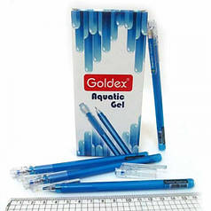 Ручка гелева Goldex Індія #881 Aquatic Gel Blue 0,6 мм синя