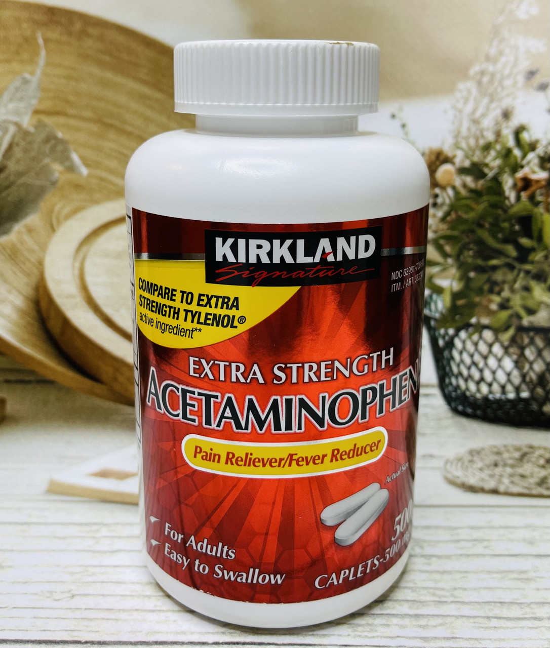 Ацетамінофен Kirkland Extra Strength Acetaminophen