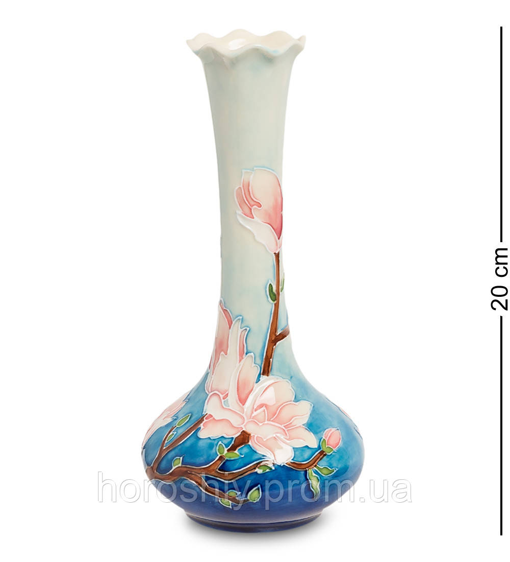 Порцелянова ваза для квітів Pavone 20 см