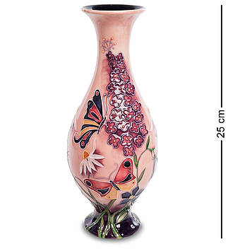 Порцелянова ваза для квітів Pavone 25 см