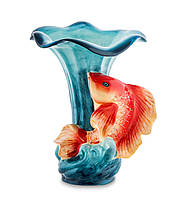 Оригинальная ваза для цветов Blue Sky Золотая рыбка 22 см