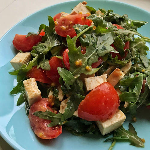 САЛАТ З АРАХІСОВИМ СОУСОМ 🥗