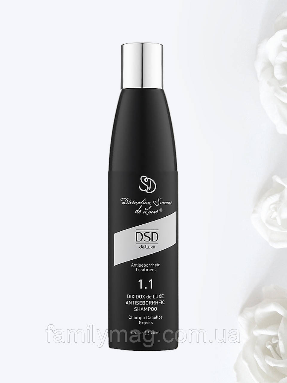 Антисеборейний шампунь Діксідокс Де Люкс № 1.1 Dixidox Antiseborrheic Shampoo Simone DSD De Luxe 200 мл