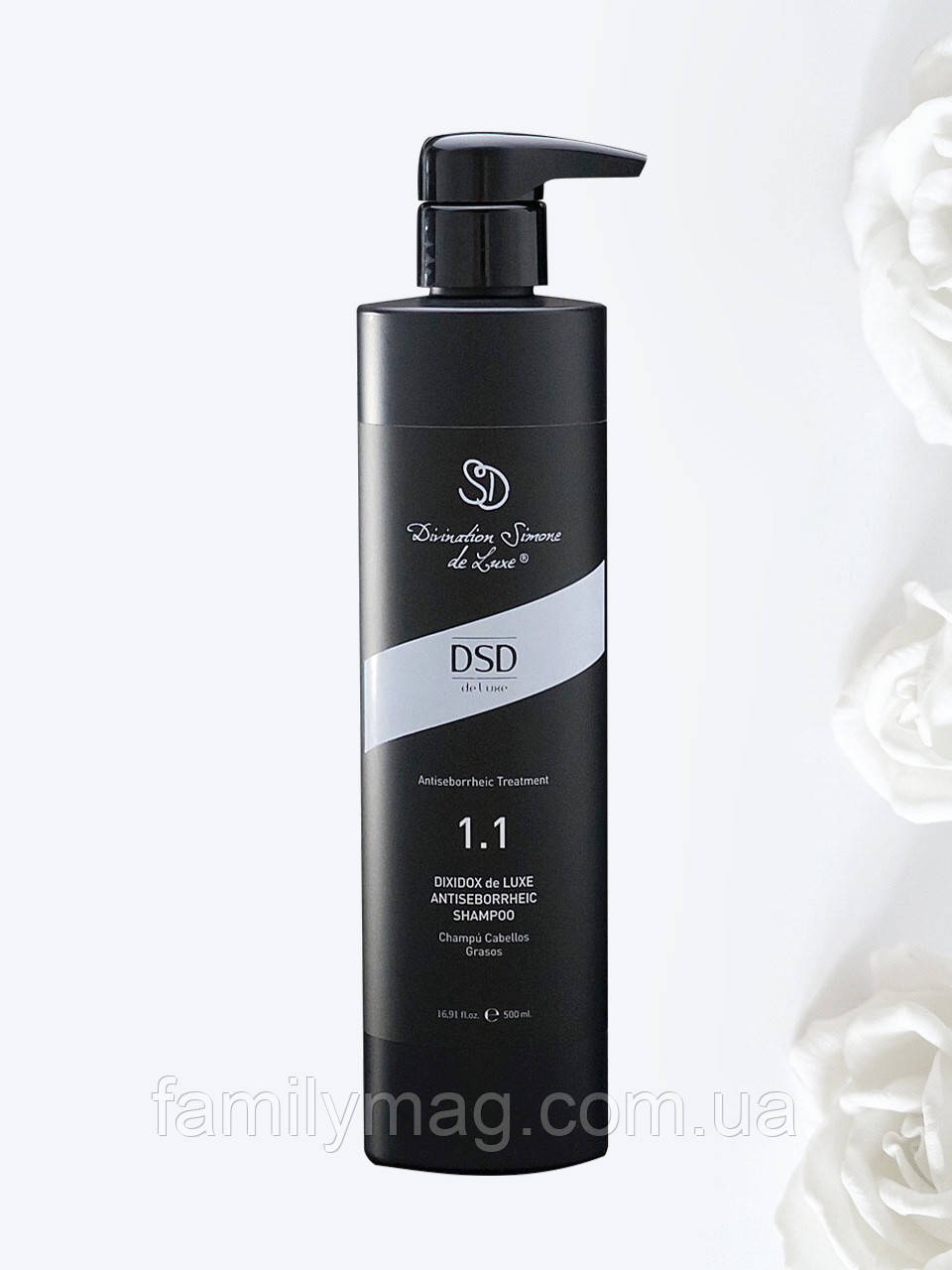 Антисеборейний шампунь Діксідокс Де Люкс № 1.1 Dixidox Antiseborrheic Shampoo Simone DSD De Luxe 500 мл