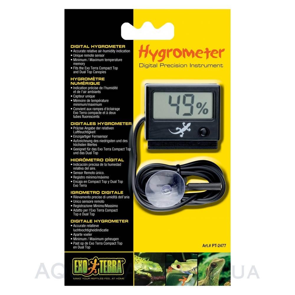 Гигрометр электронный ExoTerra Hygrometer (Hagen РТ 2477) - фото 1 - id-p1491462748