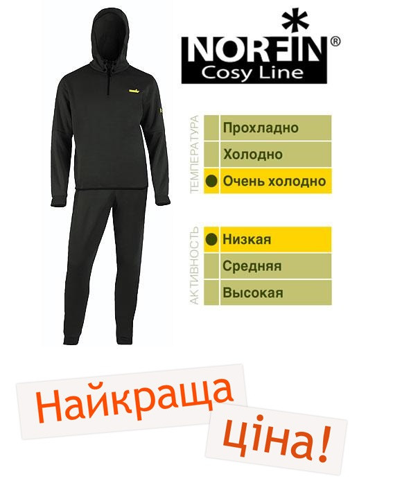 Термобілизна  фліс. Norfin COSY LINE (2-й шар)