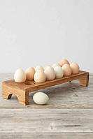Деревянный лоток для яиц, Дерев'яний лоток для яєць, Подставка под яйца, Лоток для яиц с дерева