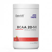 Амінокислоти OstroVit BCAA 20-1-1 400 g Strawberry