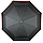 Класична парасоля-автомат на 8 спиць від Susino, з червоною смужкою, 016031AC-1, фото 4