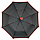 Класична парасоля-автомат на 8 спиць від Susino, з червоною смужкою, 016031AC-1, фото 7