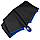 Класична парасоля-автомат на 8 спиць від Susino, з синьою смужкою, 016031AC-4, фото 3